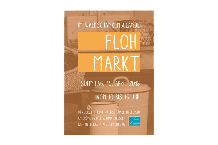 Flyer Flohmarkt Waldschänke